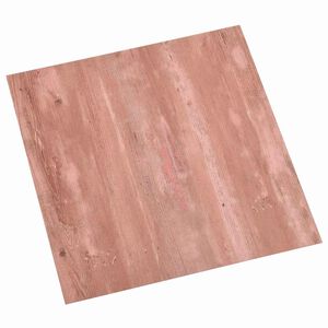vidaXL Isekinnevad P&otilde;randaplaadid 30,5 x 30,5 cm 20 pcs PVC Punane