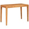 vidaXL Söögilaud Pruun 110 x 55 x 76 cm Tugev akatsiapuu