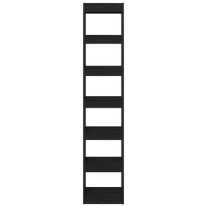 vidaXL Raamaturiiul Must tamm 40 x 30 x 198 cm Tehispuit