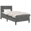 vidaXL Voodiraam madratsiga peaga Tumehall 90 x 190 cm Samet
