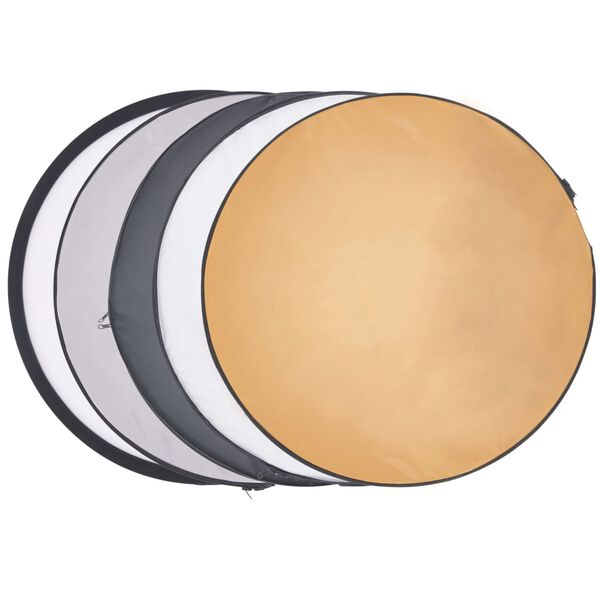 vidaXL fotostuudiokomplekt valgustuse, taustapildi ja reflektoriga