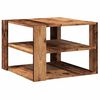 vidaXL diivanilaud Old Wood 58x58x40 cm Engineered Wood