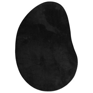 vidaXL Vaip Must 100 x 200 cm Pol&uuml;ester