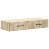 vidaXL Seinale kinnitatav k&uuml;lglaud Sonoma tamm 87,5 x 34,5 x 17 cm