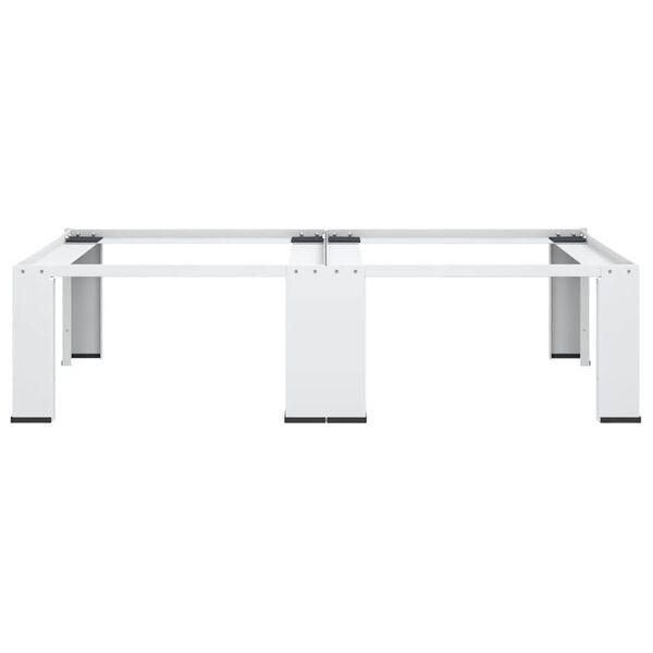 vidaXL topelt pesumasina ja kuivati alus, valge