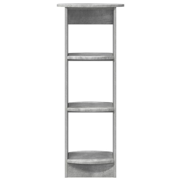 vidaXL K&otilde;rvalkapp BetoonHall 40 x 40 x 100 cm T&ouml;&ouml;deldud puit