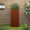 vidaXL taimekast, 32x29x75 cm, Corten teras