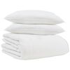 vidaXL Talve tek padjaga 3 pcs Valge Down Feather