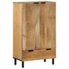 vidaXL Highboard Pruun 60x33x100 cm T&auml;ispuidust Mango
