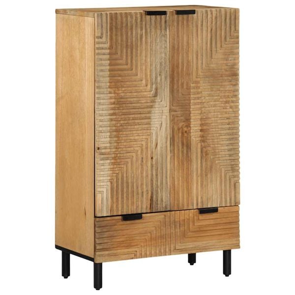 vidaXL Highboard Pruun 60x33x100 cm T&auml;ispuidust Mango