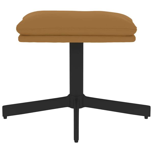 vidaXL jalapink, pruun, 60x60x36 cm, samet