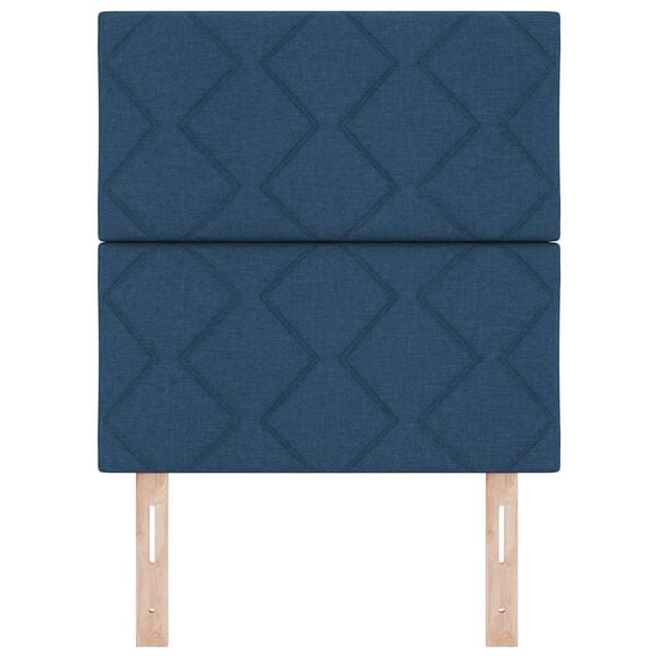 vidaXL Peats peaga Sinine 80 cm Kunstnahk