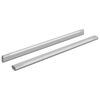 vidaXL Kapi vars 2 pcs H&otilde;bedane 764 x 15 x 29 mm Alumiiniumisulamist