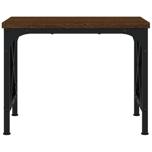 vidaXL printerialus, pruun tamm 40x30x31 cm tehispuit