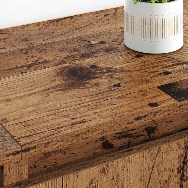 vidaXL Kappide k&uuml;lgedel 2 pcs Vana puit 60 x 35 x 70 cm Tehispuit