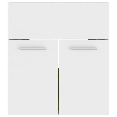 vidaXL valamukapp, valge ja Sonoma tamm, 41x38,5x46 cm, puitlaastplaat