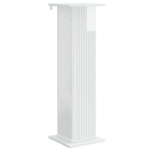 vidaXL Taimede alus K&otilde;rgl&auml;ikega valge 30,5 x 30 x 100,5 cm Tehispuit