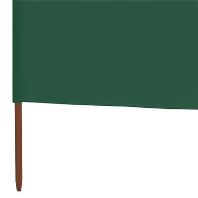 vidaXL tuulekaitse sein 6 paneelist, kangas, 800 x 120 cm roheline