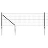 vidaXL Aed koos postiga Hall 0,8 x 25 m Teras