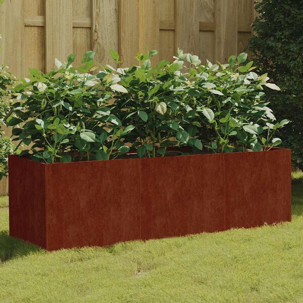 vidaXL taimekast, 120 x 40 x 40 cm, Corten-teras