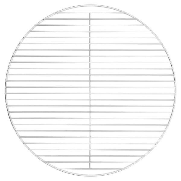 vidaXL &uuml;mmargune grillrest, &Oslash;50 cm, 304 roostevaba teras