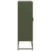 vidaXL Highboard Olive Green 68x39x123 cm Teras