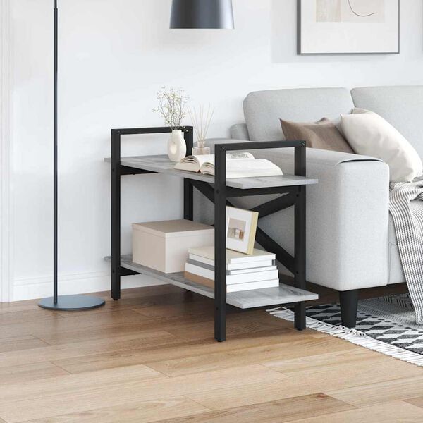 vidaXL Raamatukapp Hall Sonoma 100 x 33,5 x 64 cm Tehispuit