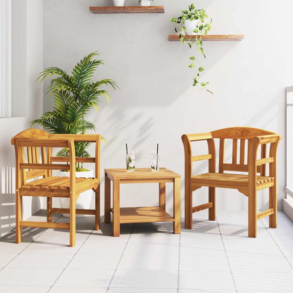 vidaXL pink padjaga Looduslik &otilde;liviimistlus 68,5 x 46 x 82,5 cm