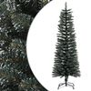vidaXL kitsas kunstj&otilde;ulukuusk alusega, roheline, 120 cm, PVC