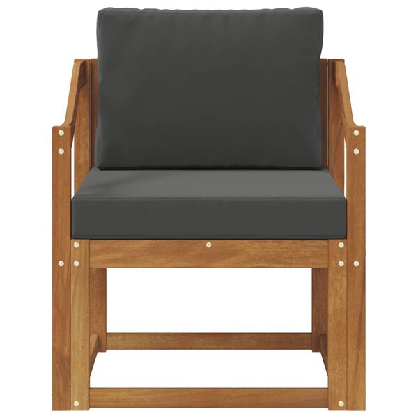 vidaXL &Otilde;uesohva Tugev akaatsiapuit ja pol&uuml;ester Neutraalne