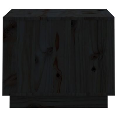 vidaXL kohvilaud, must, 120x50x40,5 cm, männipuit