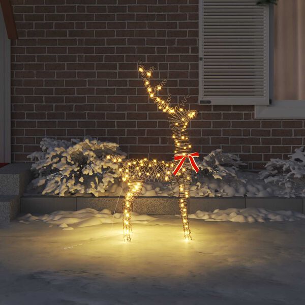 vidaXL 3D p&otilde;hjap&otilde;der Soe valge 70 x 41 x 128 cm Rotang