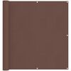 vidaXL R&otilde;du Eesriie 110 x 700 cm Oxfordi kangas Ristk&uuml;lik Pruun