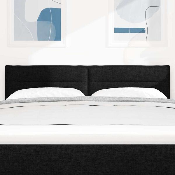 vidaXL Peats peaga Must 144 cm Kunstnahk