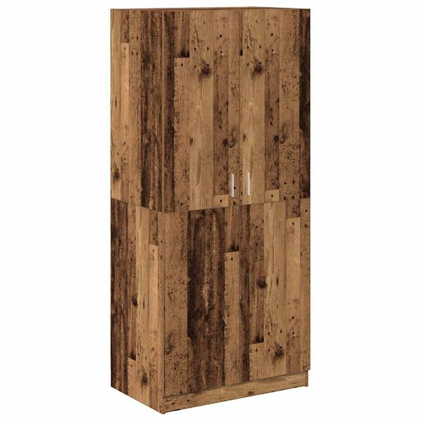 vidaXL Riidekapp Old Wood 80x52x180 cm Engineered Wood