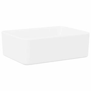 vidaXL valamu, 40 x 30 x 13 cm, keraamiline, valge