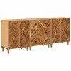 vidaXL Ladustamiskapid 3 tk 60 x 33,5 x 75 cm Tugev mango puu Pruun