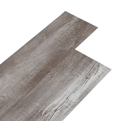 vidaXL iseliimuvad PVC-põrandaplaadid 5,21 m², 2 mm, matt puit, pruun