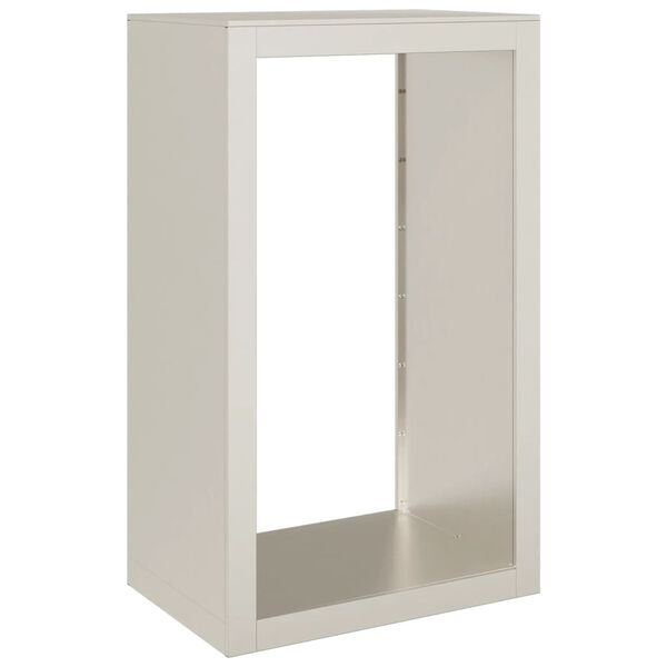 vidaXL Küttepuude riiul 60x40x100 cm ilmastikukindel teras