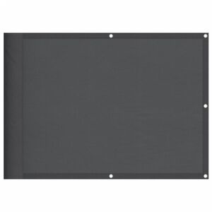 vidaXL rõdusirm, antratsiithall, 75 x 700 cm, 100% polüester oxford