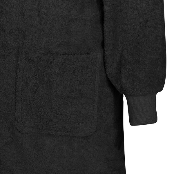 vidaXL Tekk-pusa KINN Must XL Puuvill