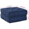 vidaXL Modulaarne diivan 2 pcs Indigo 140 x 70 x 36 cm kangas