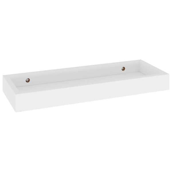 vidaXL seinariiulid, 4 tk, valge, 40 x 15 x 4 cm, MDF