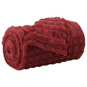 vidaXL Pleedi pleed Bordeaux punane 150 x 130 cm 0.5 kg Fliis