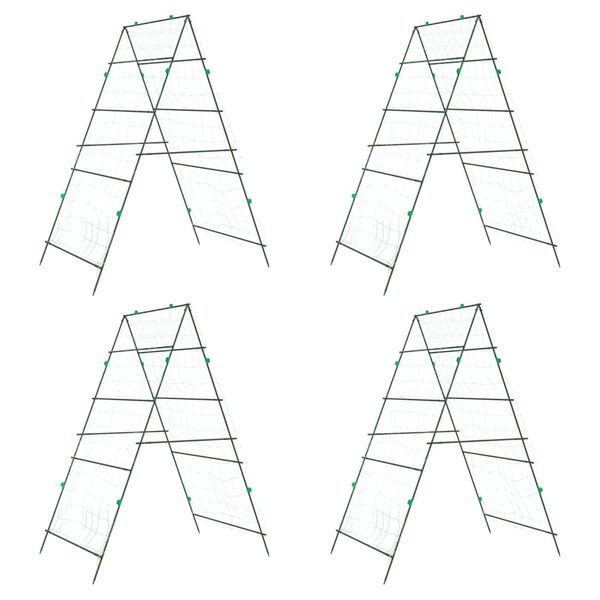vidaXL aiav&otilde;red ronitaimedele 4 tk, A-raam, teras