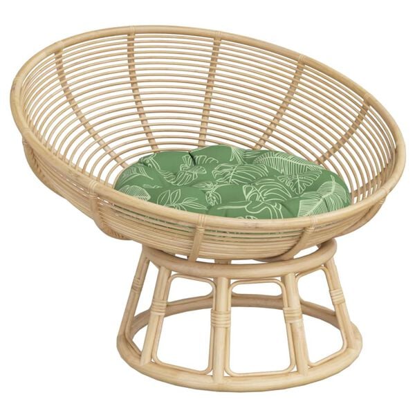 vidaXL &uuml;mmargune istmepadi, lehemuster, &Oslash;60 x11 cm, oxford kangas