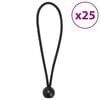 vidaXL bungee n&ouml;&ouml;rid kuuliga 25 tk, 21 x 0,5 cm