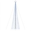 vidaXL LED j&otilde;ulupuu naeltega, 1534 LEDi, sinine, 500 cm