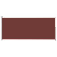 vidaXL lahtitõmmatav terrassi külgsein, 200 x 500 cm, pruun