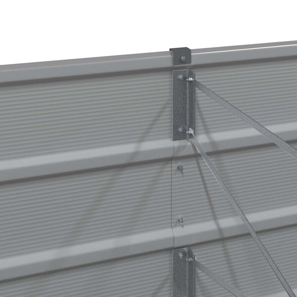 vidaXL Taimekast Helehall 480 x 50 x 45 cm Tsinkteras